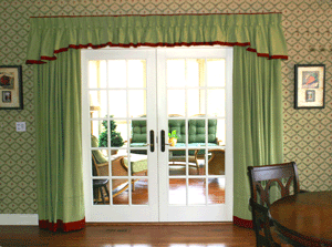 Best Dining Room French Window Treatments