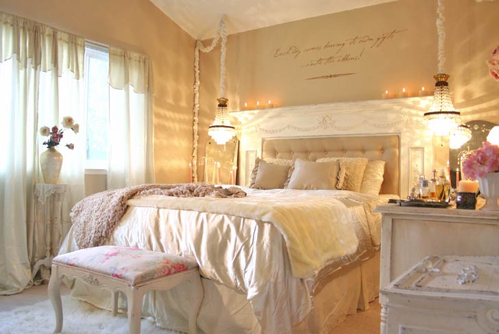 Modern Shabby Chic Bedroom Design Ideas