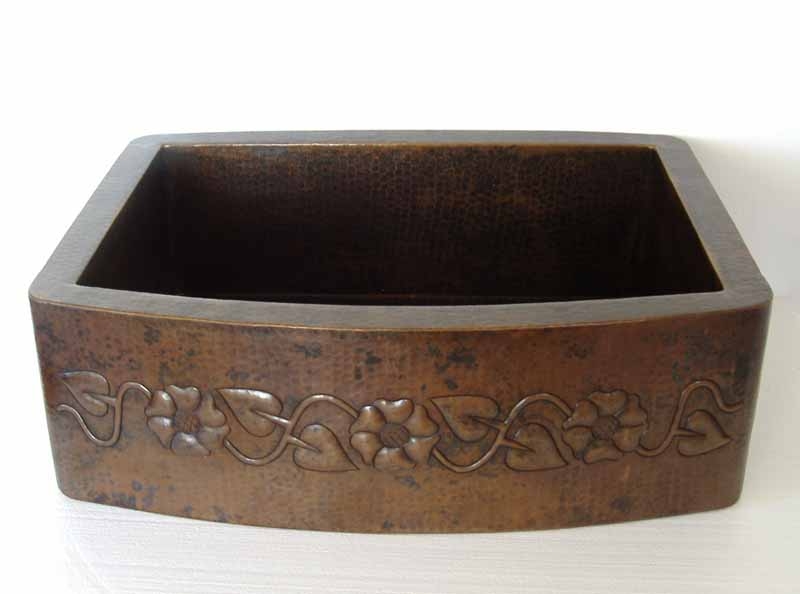 Hammered Copper Kitchen Sink