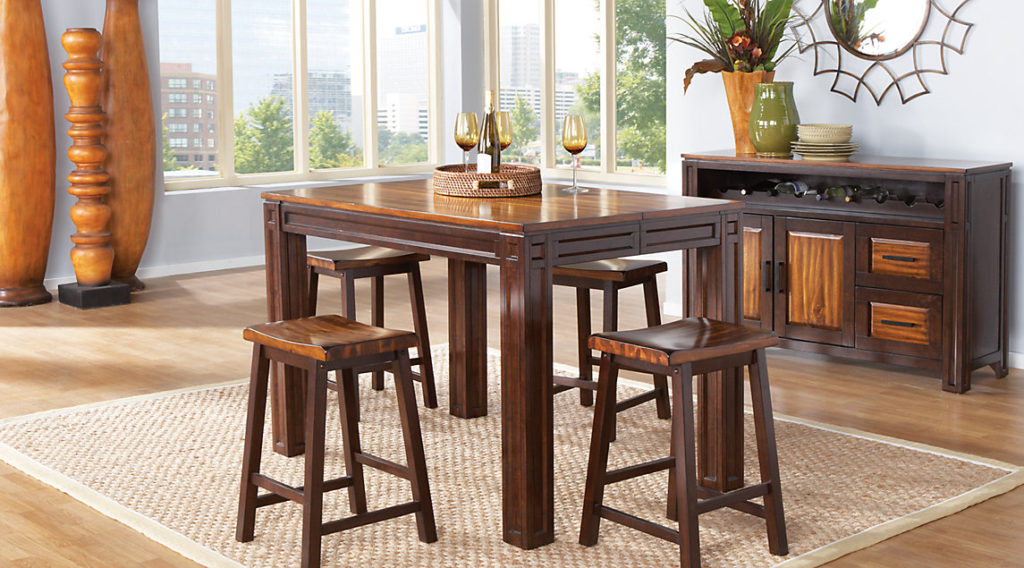 Wood Casual Dining Room Sets