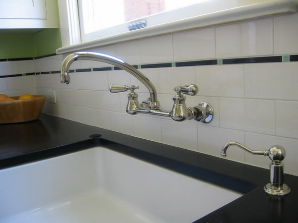 Wall Mount Kitchen Faucet Photo
