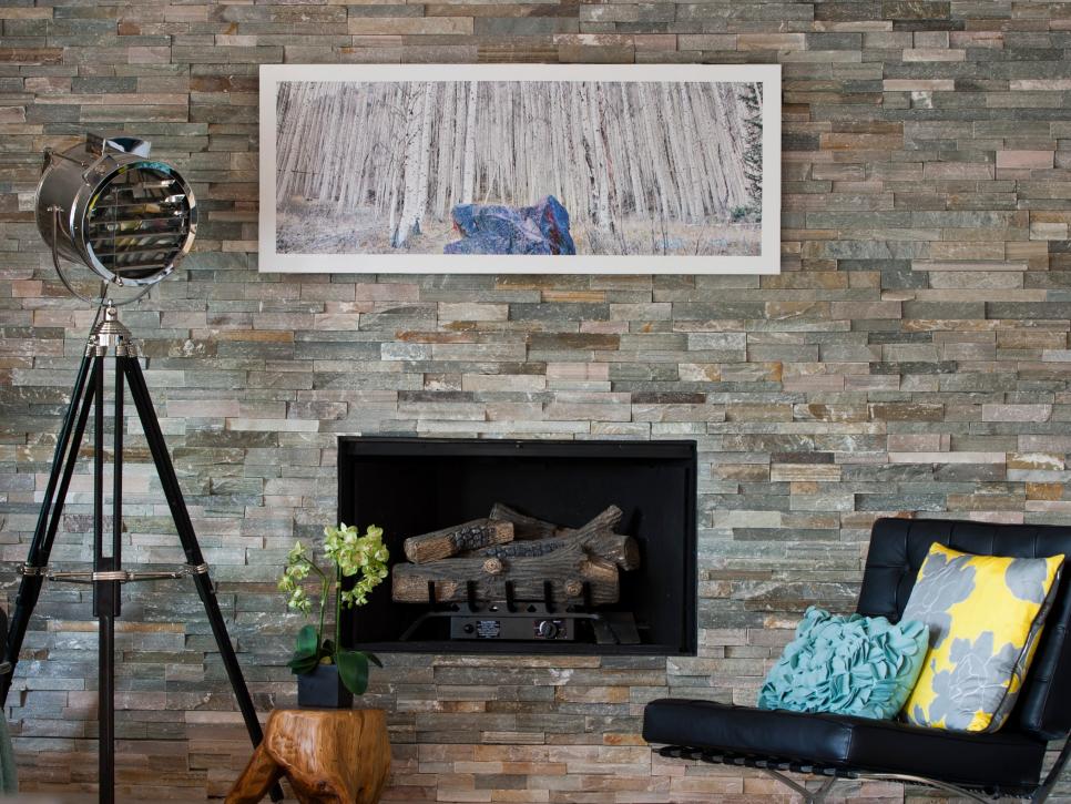 how to redo a brick fireplace