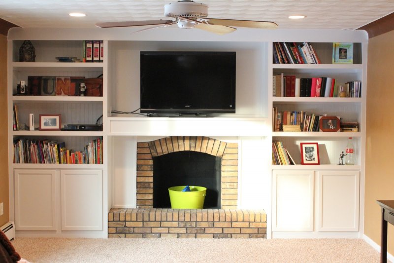 how to redo a brick fireplace