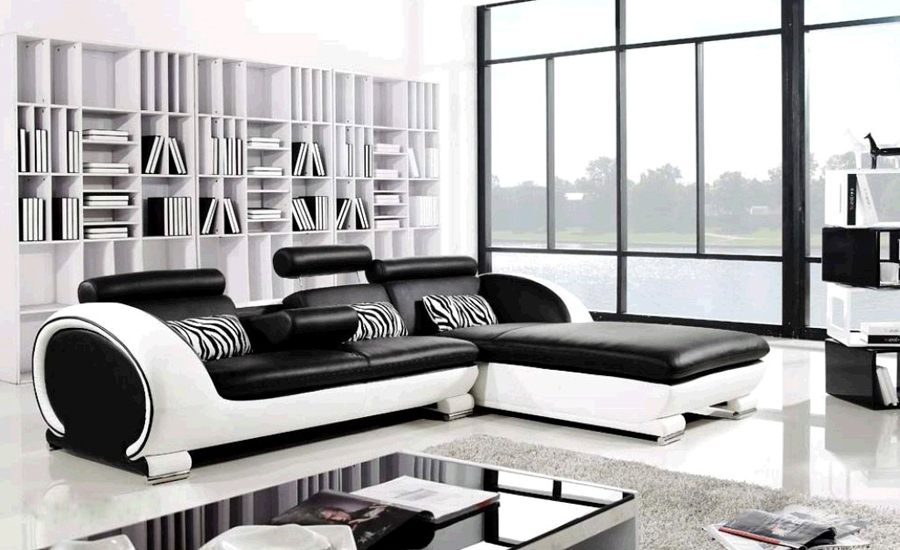 Modern Sofa Design Small L Shaped Sectional Sofa for Living Room