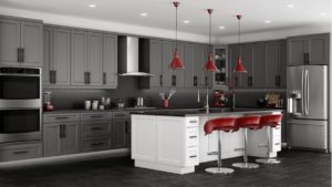Gray Kitchen Cabinets with White Countertops Ideas