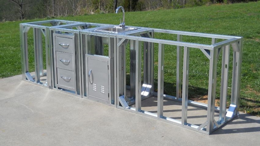 Modular Outdoor Kitchen Frames