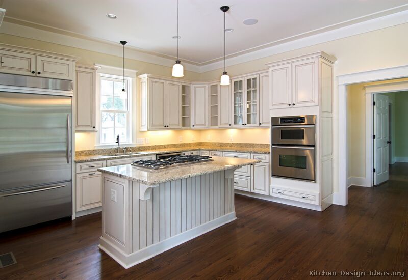 Kitchen Cabinets Traditional Antique White Kitchen Cabinets Ideas