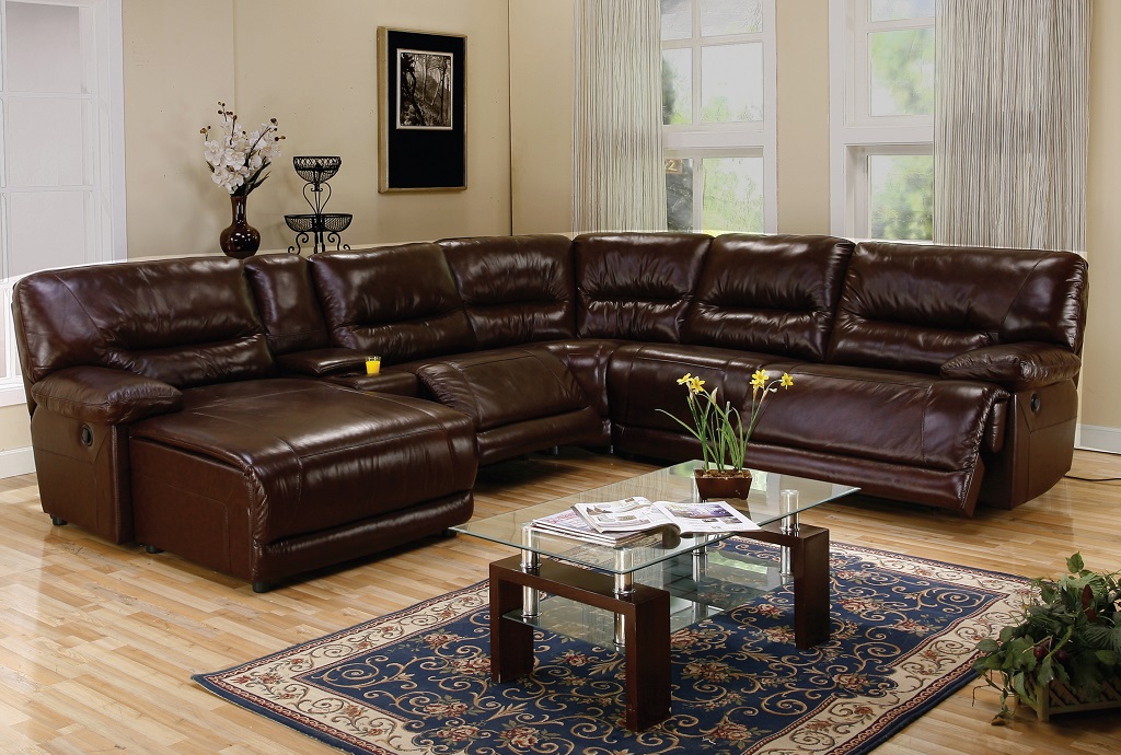 Recliner Leather Sectional Sofa Furniture Ideas