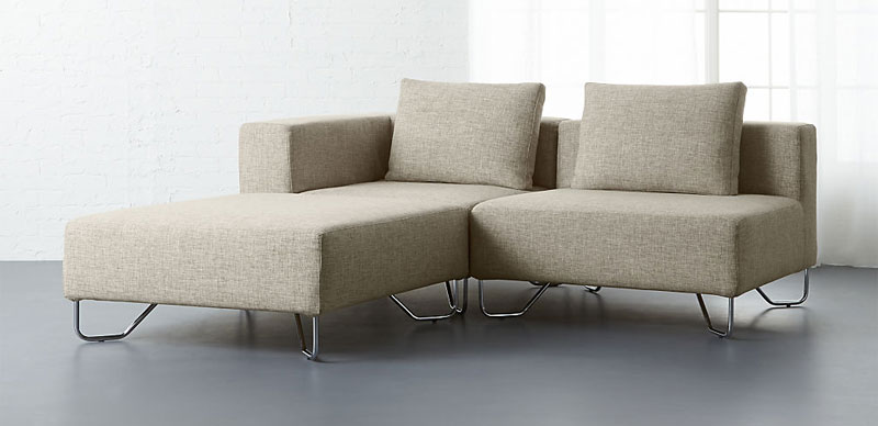 CB2 Lotus 3-Piece Sectional Sofa